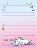 Sweet Dreams Unicorn Bedtime Routine Printable