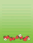 Strawberry Bucket List Printable