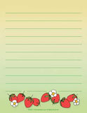 Strawberry Bucket List Printable