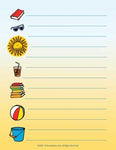 Summer Beach Ball Bucket List Printable