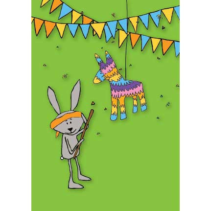 Piñata Birthday Card 